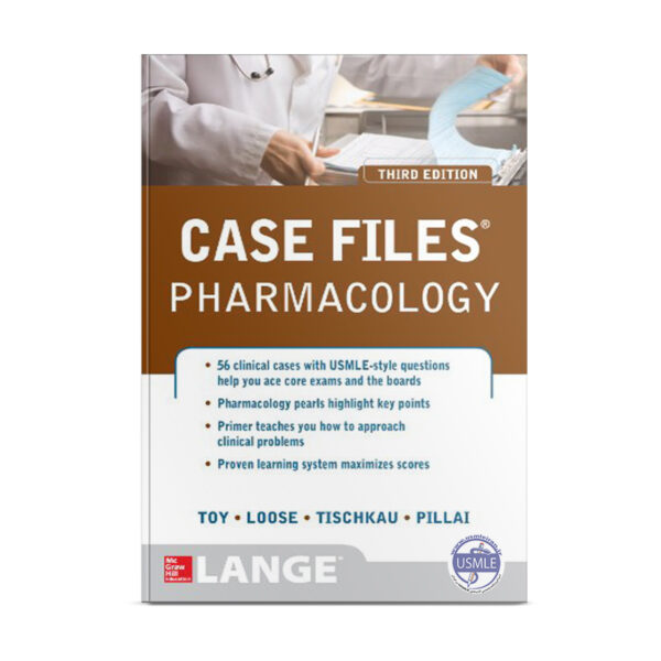 کتاب case files pharmacology - انتشارات usmleiran